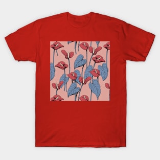 Anthurium Flowers T-Shirt